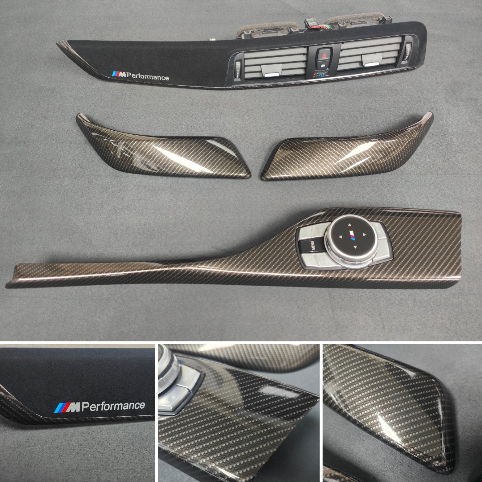 BMW F21 F22 LCI-2 PERFORMANCE STYLE INTERIOR TRIM SET - HIGH GLOSS CARBON (MTD-HG)
